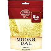 Moong Dal 2 LBS (Mung Split Dry Beans) ~ Indian Golden Lentils ~ 100% Natural &amp; Pure - by Spicy World