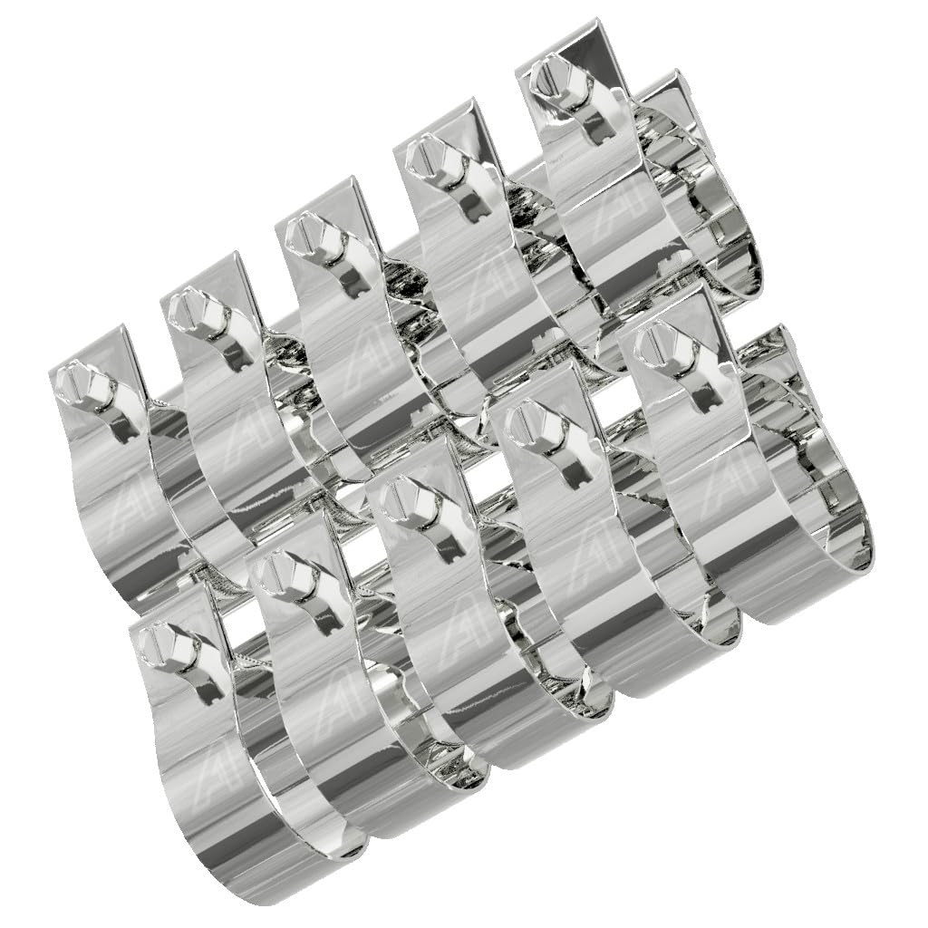 10 Pack - 11mm > 13mm Mini Zinc Fuel Line Hose Clips