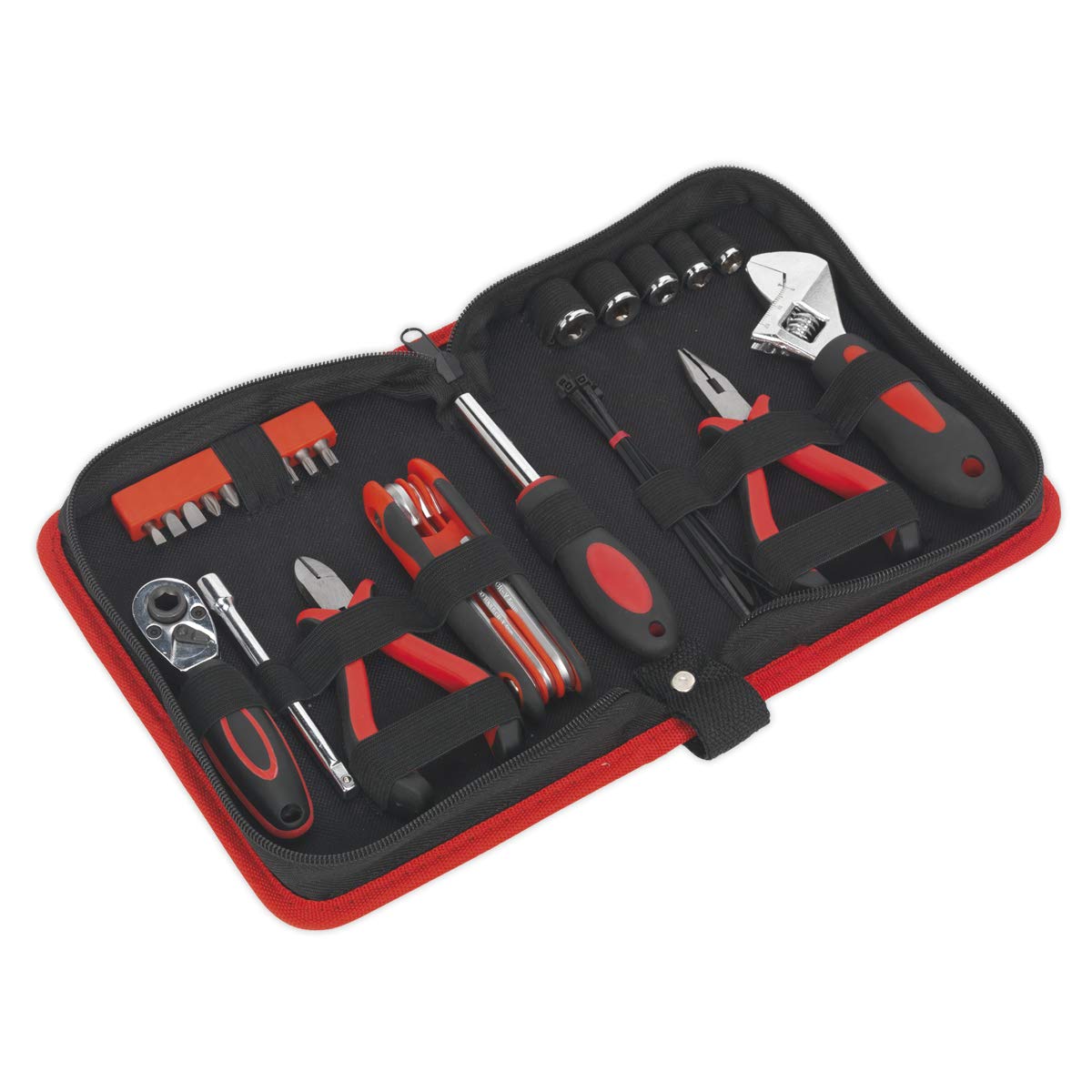 Sealey Ms164 Motorcycle Toolkit Underseat 28Pc