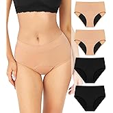 Period Underwear for Women Heavy Flow, High Absorbency Leakproof Panties Postpartum Menstrual Incontinence Underwear