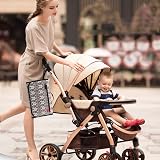Lekebaby Portable Nappy Changing Mat Grey with Wipe-Pocket & Head Cushion view 2
