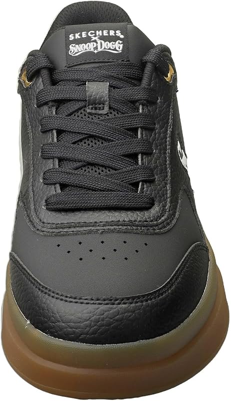 Courtside Cali DUDEZ - Tenis para Hombre, Color Negro Duraleather/Borde Blanco, Talla 9.5 de Reino Unido — foto 3 de 8