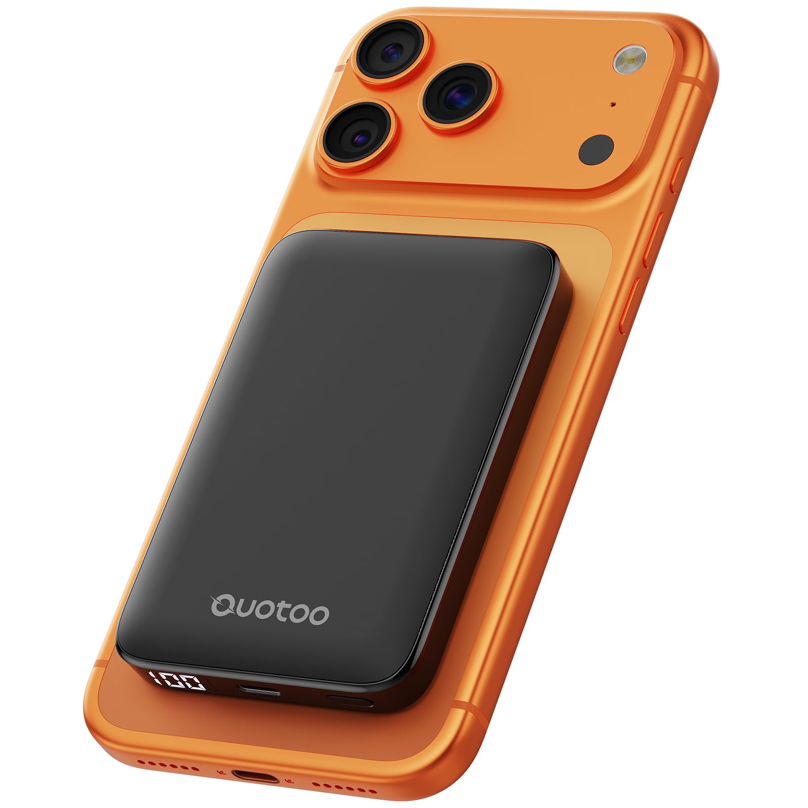 Photo 1 of 2025 Magnetic 15W Power Bank for iPhone,5000mAh Magsafe Battery Pack with 20w Fast Charging,Slim Magsafe Power Bank in&Out,with LED Display,Wireless Portable Charger for iPhone17/16/15/14/13/12 Series