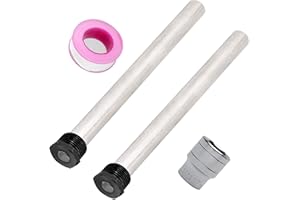LIYYOO RV Water Heater Magnesium Anode Rod, Water Heater Anode Rod with PTFE Tape and Element Wrench1-1/2" hex,Compatible with Suburban and Mor-Flo Water Heater Tanks - 9.25" Length ¾" NPT Threads