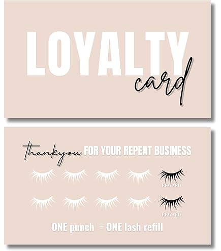 Package Filler Double Sided Size 2 X 3.5" Inches Business Card Lash Gifts For Clients