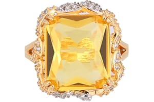 SXFSE Womens Luxury Rings, Personalized Metal Full Diamond Microinlaid Zircon Female Ring Jewelry Gift for Girlfriend Mother