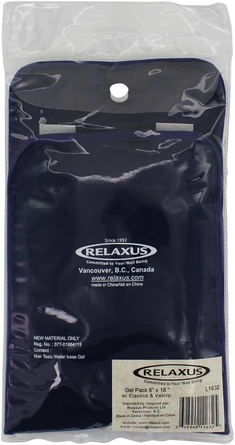 Relaxus Hot & Cold Soft Gel Pack (6" x 18"): Health & Personal Care