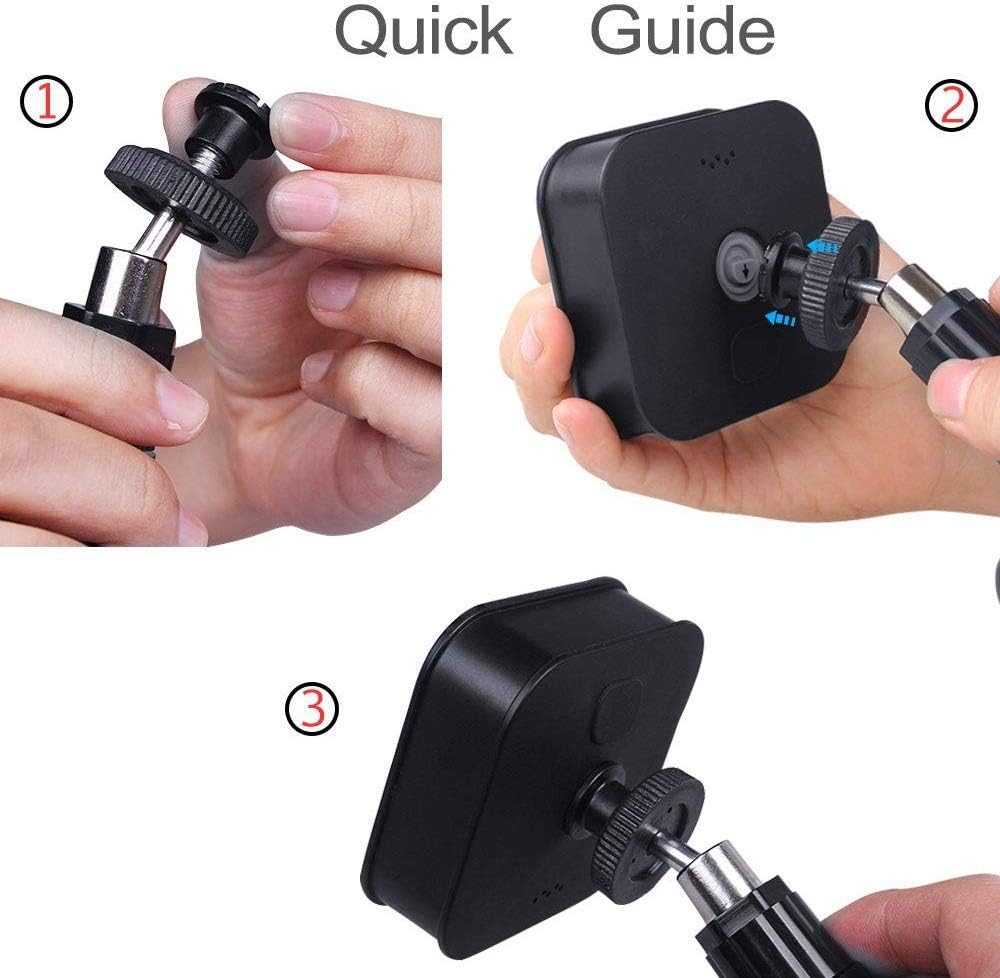 HOLACA Wall Mount Compatible with New Blink Camera (Outdoor 4/3), Blink Indoor/Outdoor/Mini/Mini2/XT/XT2 (Camera NOT Included), Black - Image 4