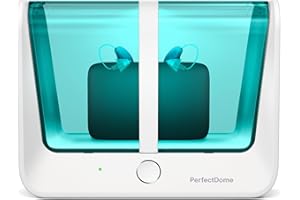 AUDINELL PerfectDome | World's Fastest Hearing Aid Dryer Dehumidifier Accessory for Rechargeable Hearing Aids | Removes Sweat & Moisture from Hearing Aids, Airpods, Wireless Earbuds While They Recharge!