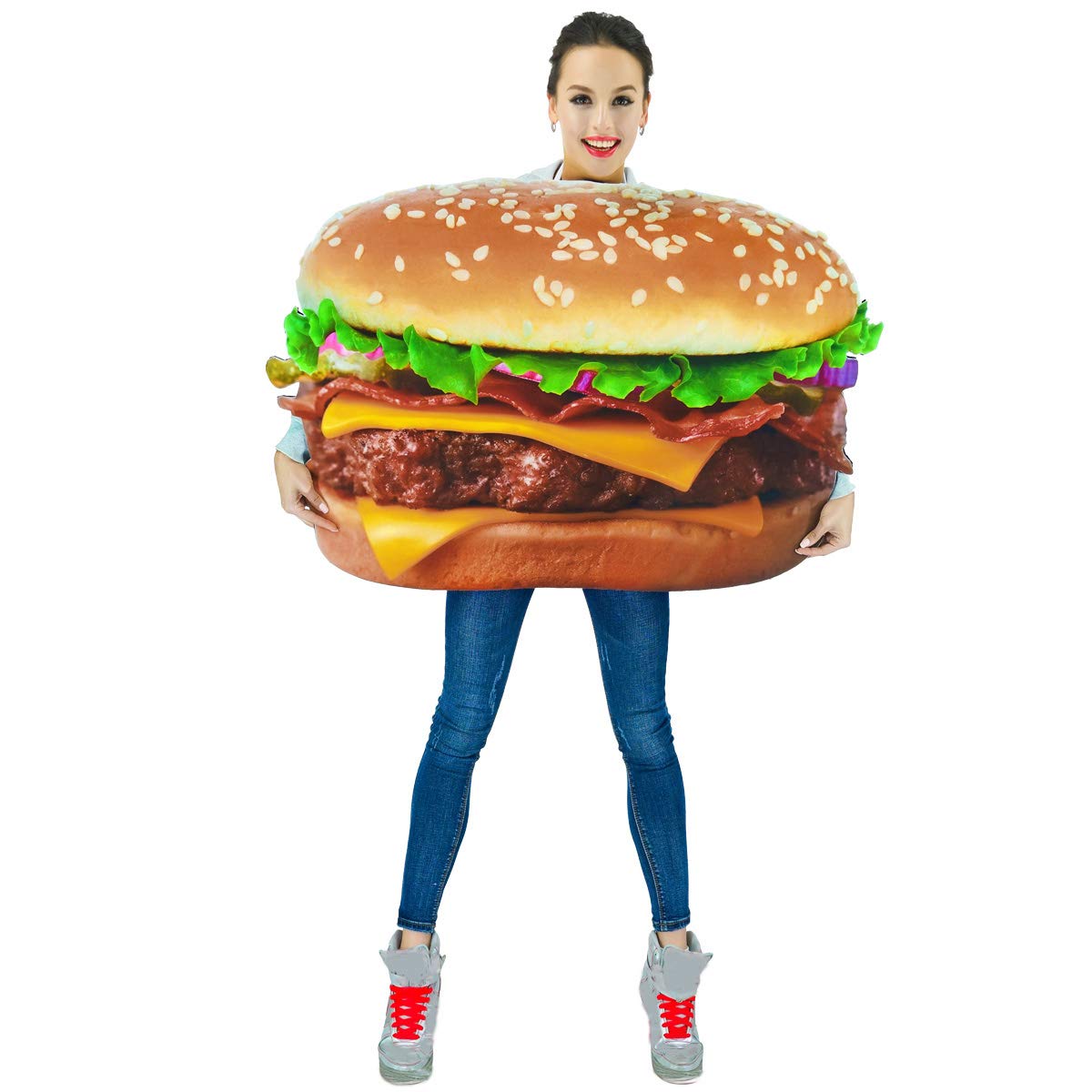 SEA HARE Unisex 3D Digital Printing Adult Hamburger Costume
