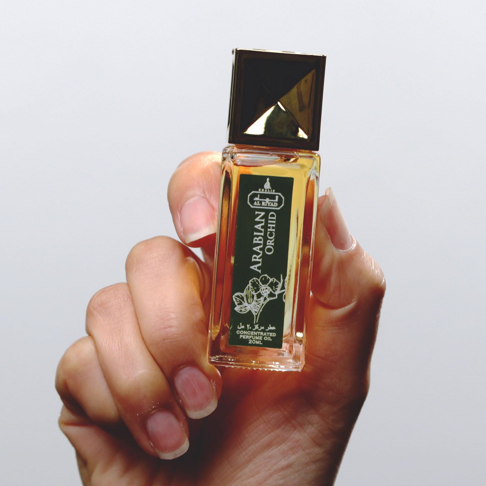 Maison d’Orient Arabian Orchid Oriental Fruity Floral Perfume Oil Roll‑On 20 mL — Alcohol‑Free, Long‑Lasting Attar for Her, Vegan Pocket‑Size Fragrance, Ideal Purse Essential & Holiday Gift