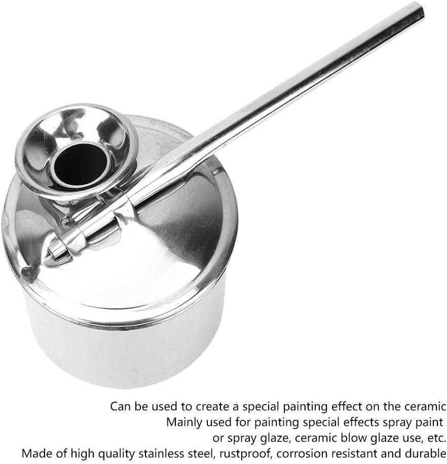 Pottery Painting Sprayer, Stainless Steel Clay Tool Pottery Atomizer Glazes Pots Painting