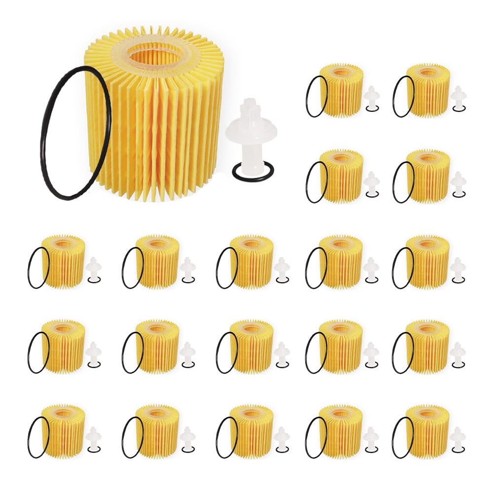 Photo 1 of 20PCS 04152-YZZA1 Engine Oil Filter Compatible with Toyota Avalon Camry Highlander RAV4 Tacoma Sienna and More Replace 04152-31090 04152-YZZG1