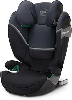 Cybex Gold Kinder-Autositz Solution S i-Fix, für Autos mit und ohne ISOFIX, Gruppe 2/3 (15-36 kg), ab ca. 3 bis ca. 12 Jahre, Granite Black