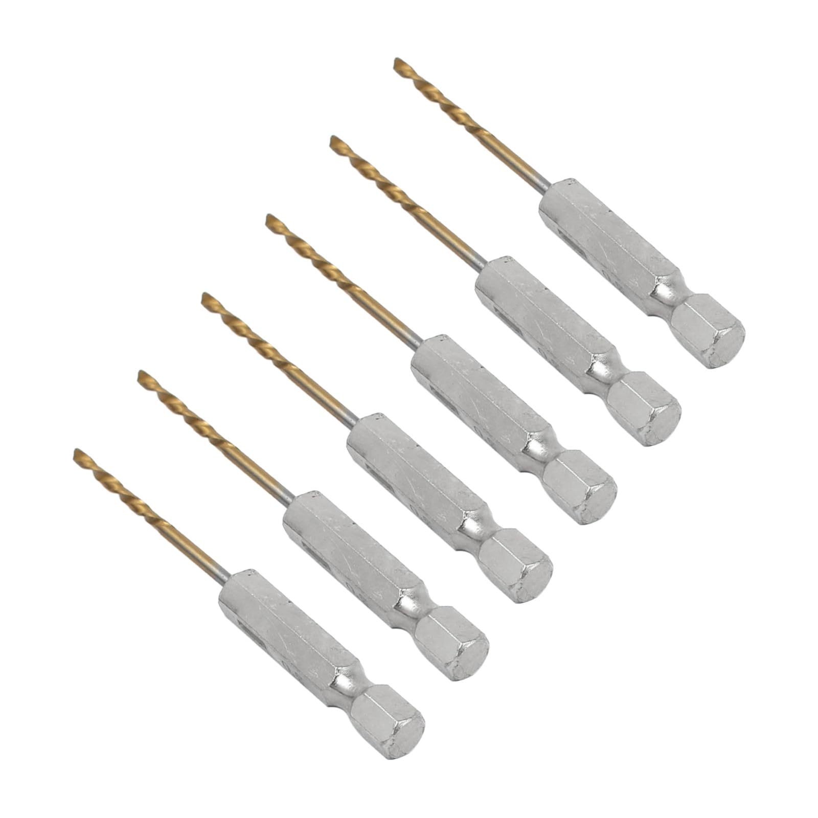 CoCud High Speed Steel Twist Drill Bits, 2mm Diameter 68mm Length, Straight Twist Jobber Drill Bit - (Applications: for Metal Woodwork Plastic Aluminum), 3Pieces