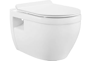 Swiss Madison Well Made Forever Ivy SM-WT450 Wall Hung Toilet, Glossy White