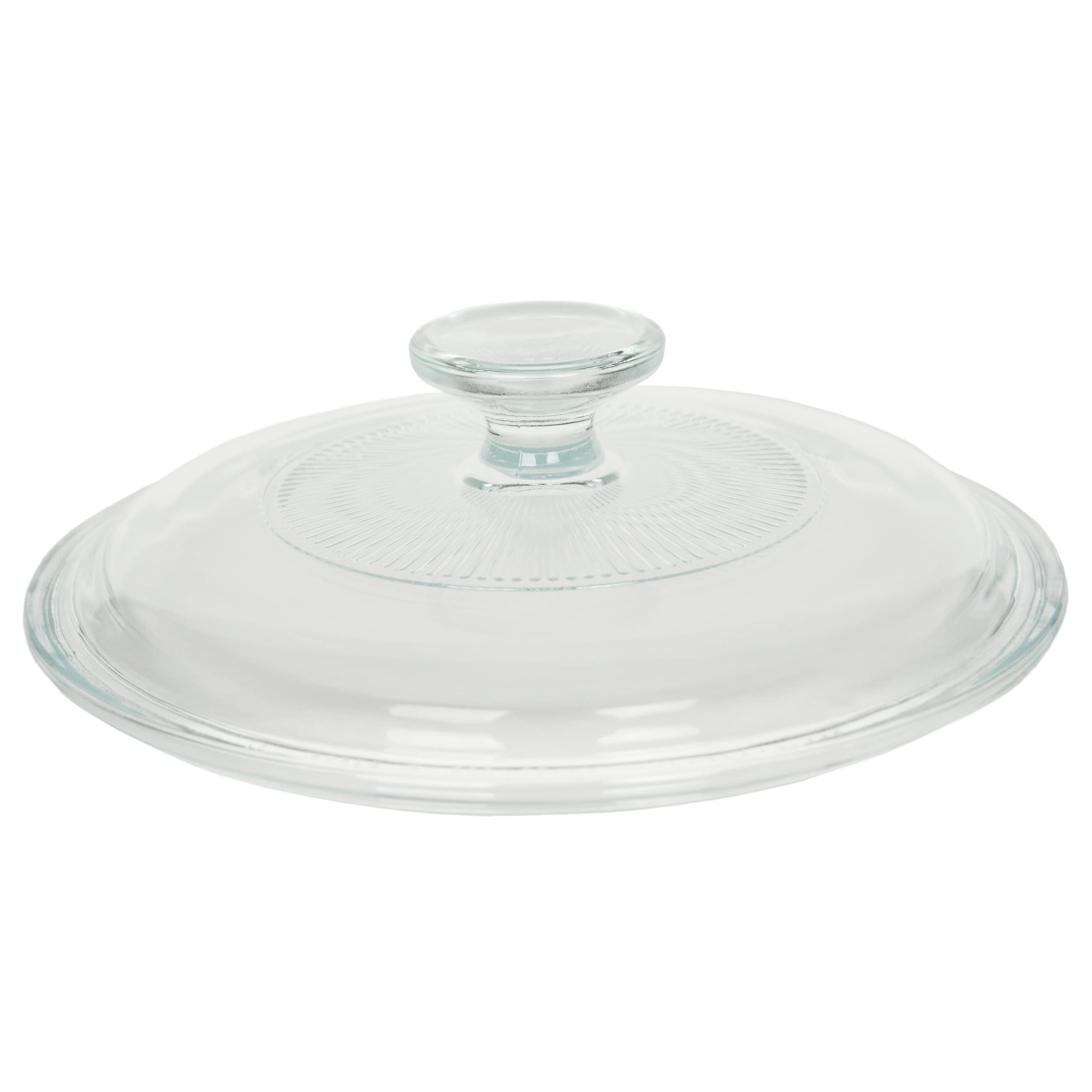 Corningware FS5 1.5qt/1.4L Round French White Casserole Dish & G-5C French White 1.5qt Fluted Glass Lid