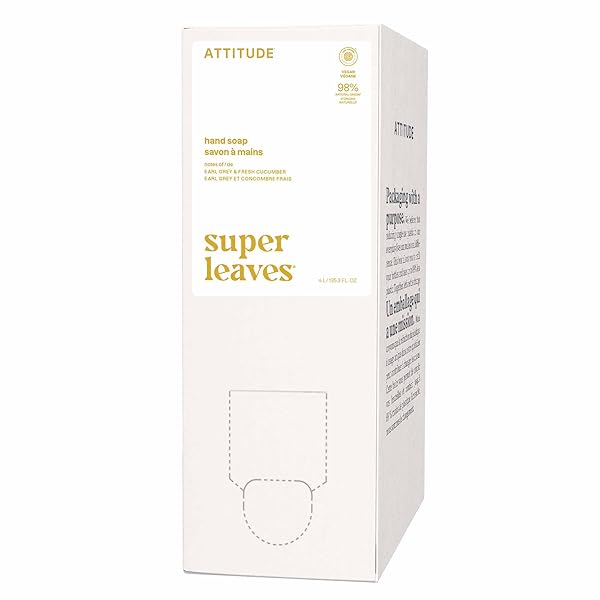 ATTITUDE LIQUID HAND SOAP, EWG VERIFIED, PLANT AND...