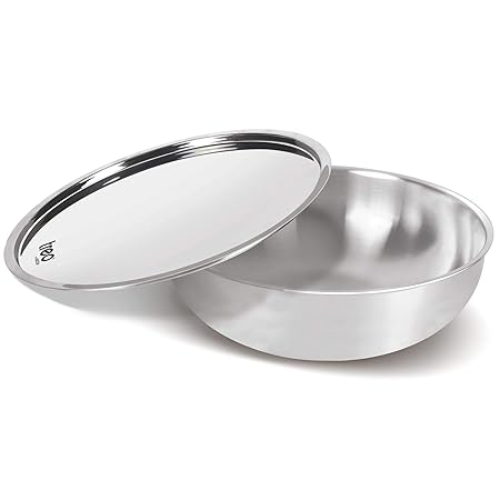 Treo by Milton Triply Stainless Steel Tasla with Lid, 20 cm / 1600 ml