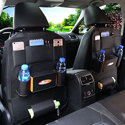 Multi-Functional Car Back Seat Storage Hanging Bag (Black)