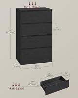 VASAGLE KAILYN Chest of Drawers 4 Drawers 60.2 x 40.4 x 97.4 cm view 5