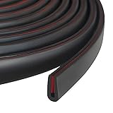 Rubber Edge Trim, 1/16" Self Adhesive Flexible U