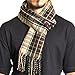 Alpine Swiss Mens Plaid Scarf Soft Winter Scarves Unisex