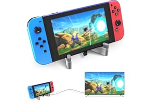 AceGamer Console Dock for Switch, Aluminum Alloy Material and Multi-Angle Foldable Docking Station for Switch with HDMI TV 4K X 2K/30HZ