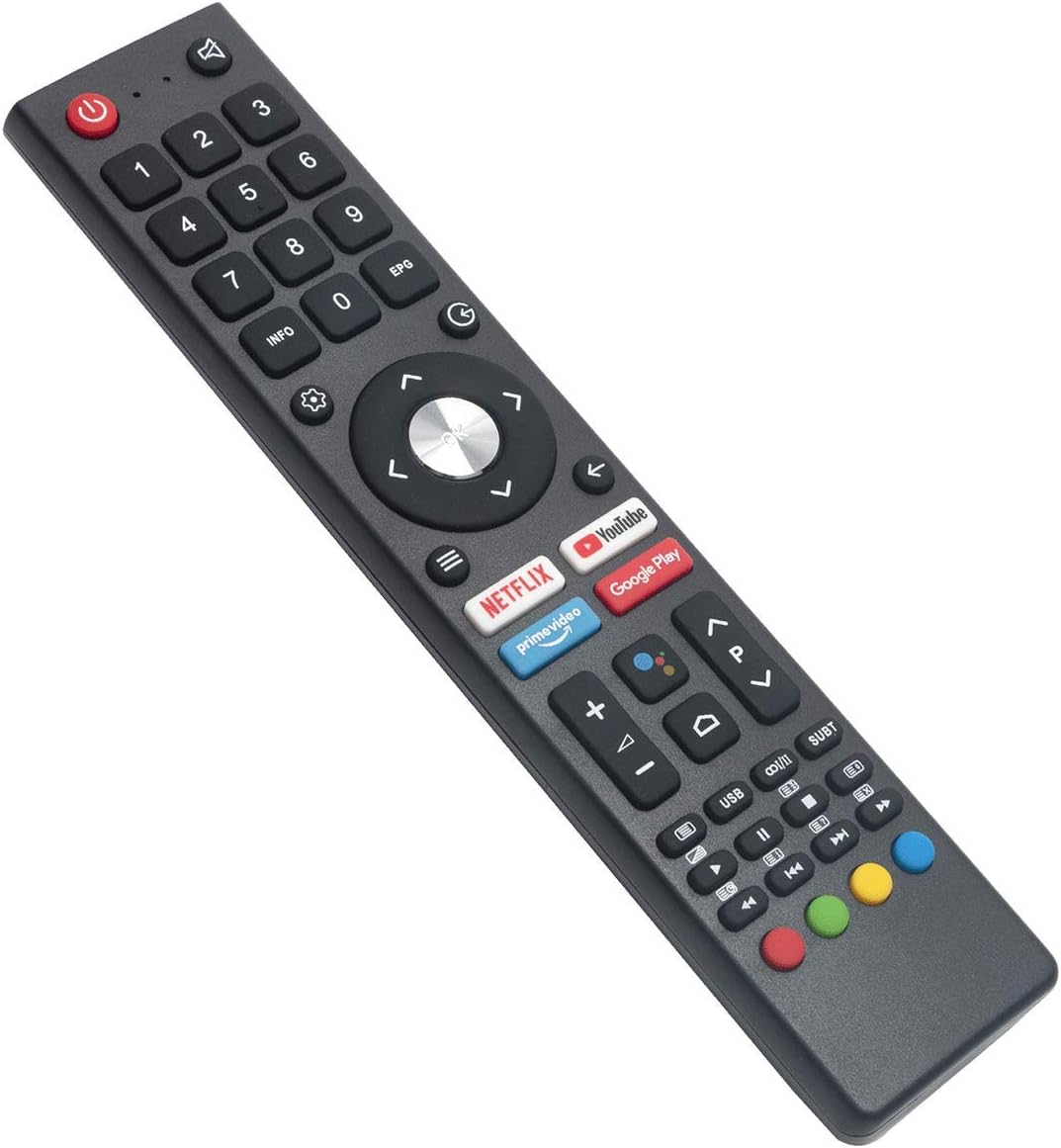VINABTY GCBLTV02ADBBT Remote Control Replacement For CHIQ TV with Voice Netflix Youtube Buttons - Image 4
