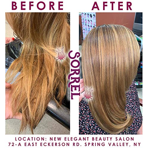 Leave-In Conditioner with Keratin and Sorrel, Conditioning Spray for Dry, Damaged Hair, 8oz