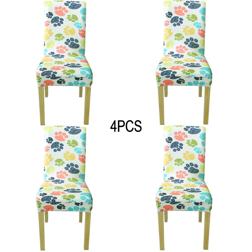 Best Stretch Removable Washable Short Dining Chair Cover Protector Seat Slipcover