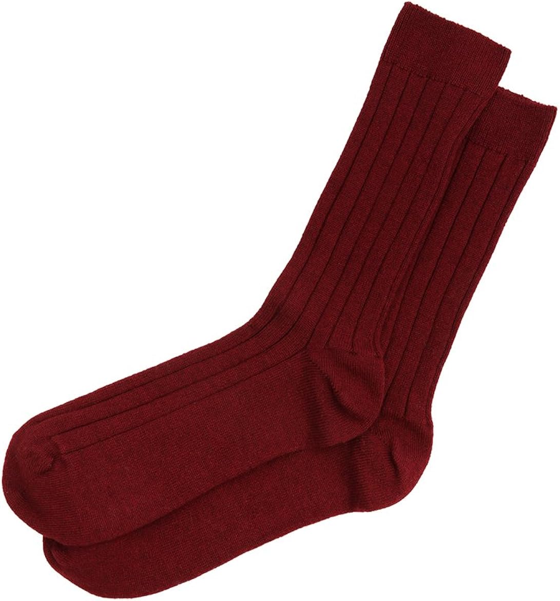 Mens Scottish Cashmere Socks Claret Red Size 79 Eur 4144 Amazon.co