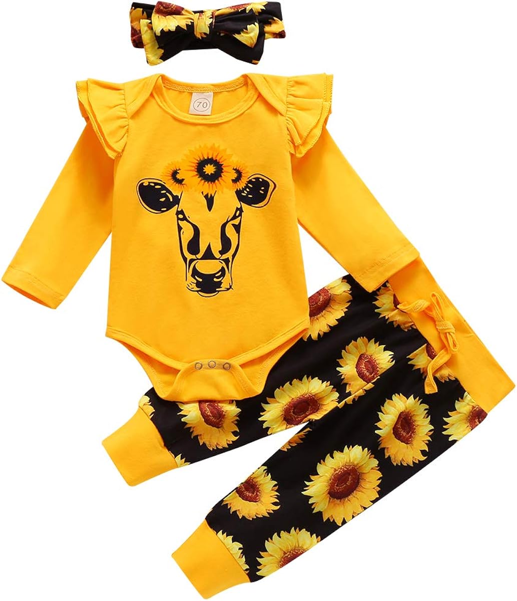 newborn sunflower outfit