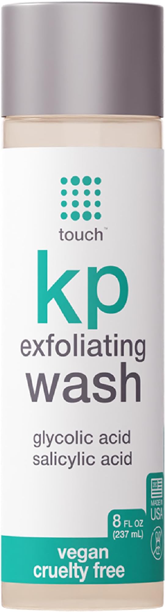 TOUCH Keratosis Pilaris Exfoliating Body Wash Cleanser KP Body Wash