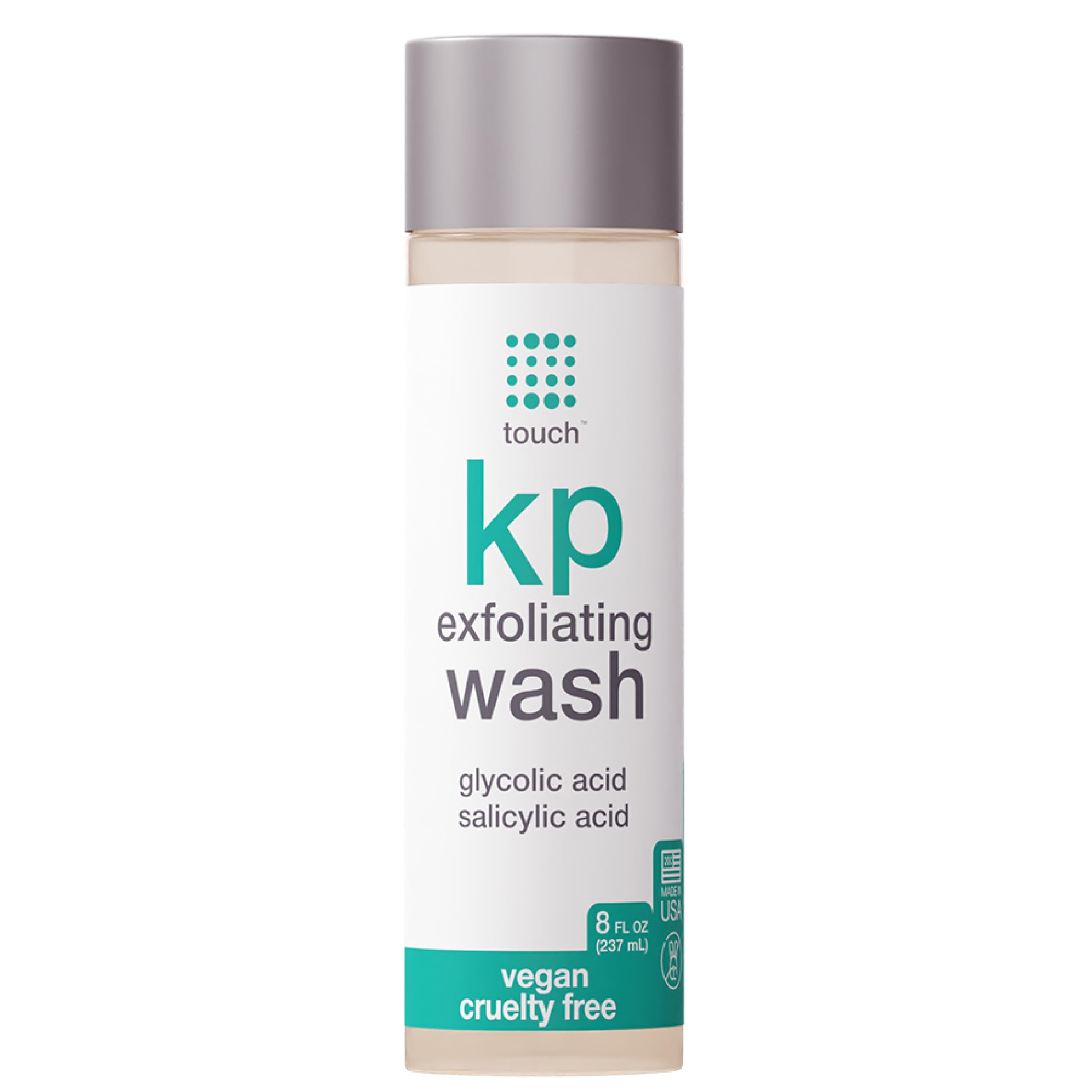 TOUCH Keratosis Pilaris Exfoliating Body Wash Cleanser KP Body Wash