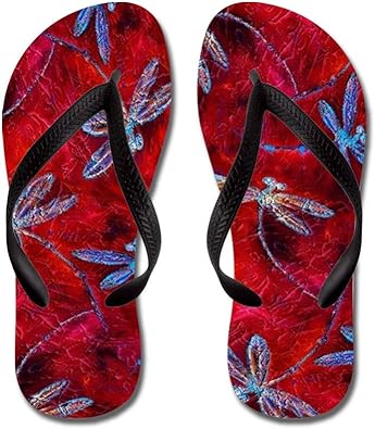 dragonfly flip flops