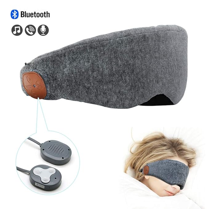 Bluetooth Sleeping Eye Mask Headphones Wireless Blindfold Sleep