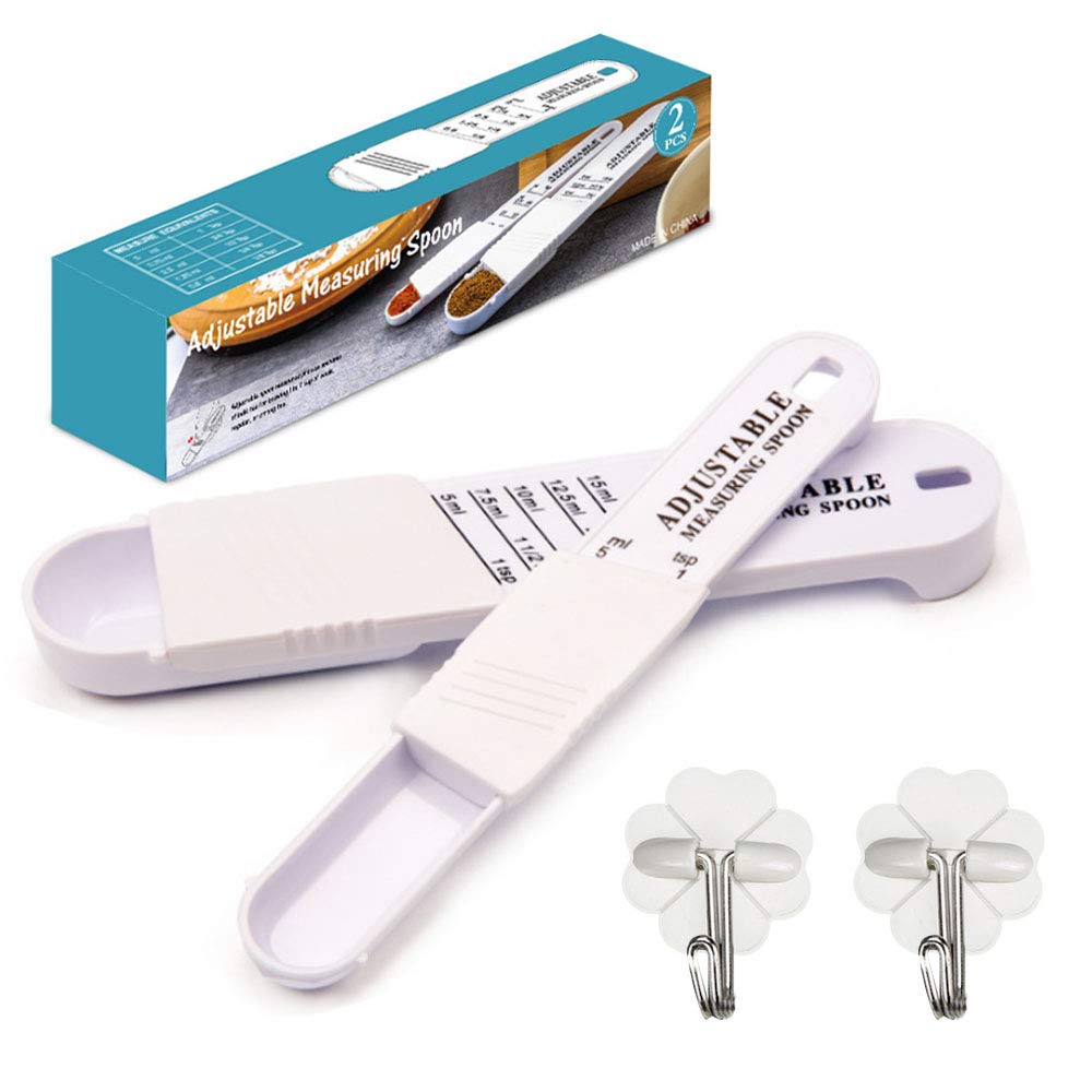 Adjustable Multi-Function Kitchen Measuring Spoon Set, 10 Scale Scale Spoon Measuring Spoon, Sugar Salt Powder Spice Powder Tea Gram, Baking Cooking Quantitative Spoon, Accessory Tool Gadget