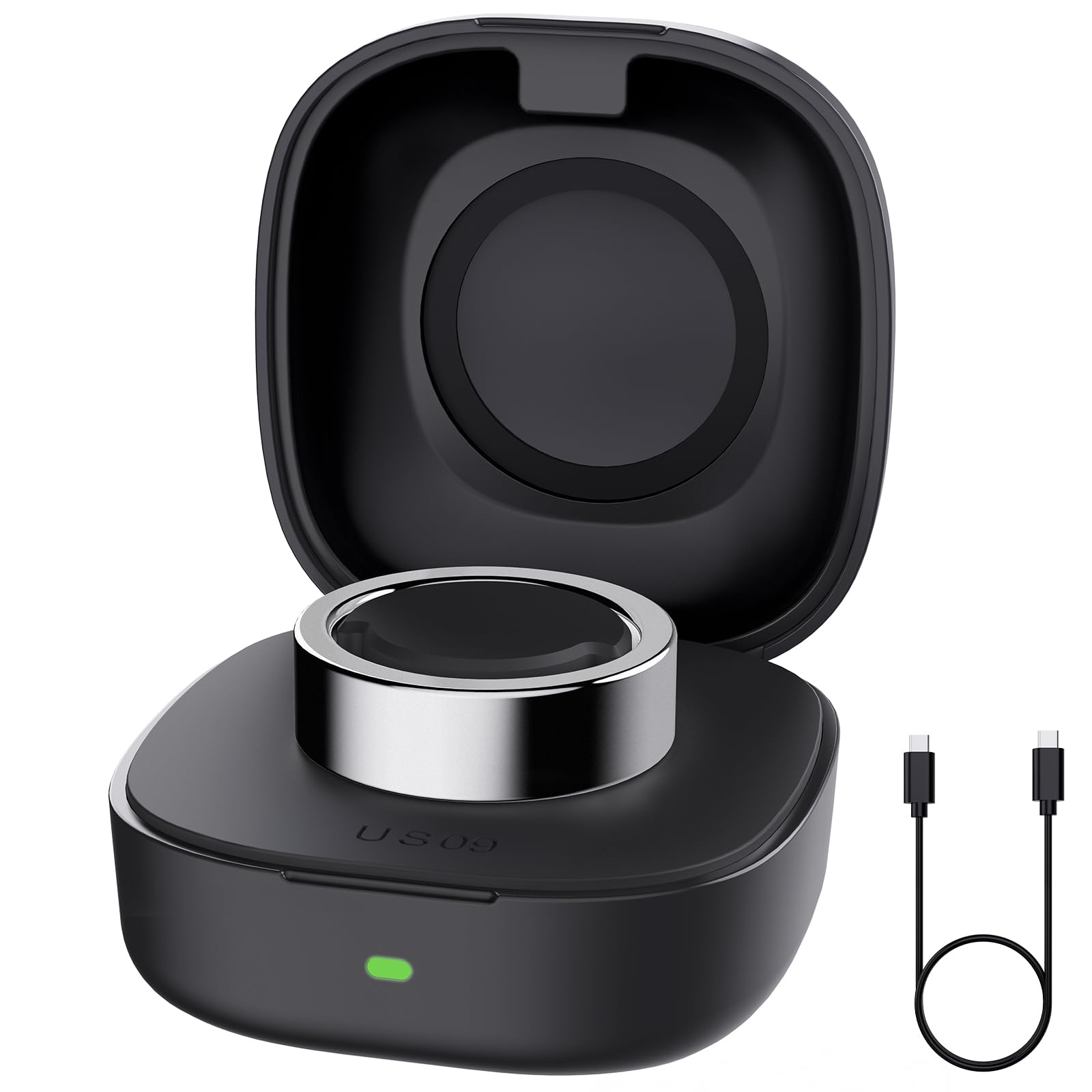 Photo 1 of Compatible with Oura Ring Gen3 - Smart Ring Wireless Charger Size 9, 600mAh Portable Travel Charging Dock