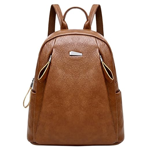 Zhhlaixing Frau Rucksack Weich PU-Leder Damen Backpack Wasserdicht Hochschule Schule Tagesrucksack im Mode
