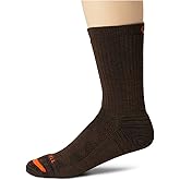Merrell unisex-adult Premium Wool Work Crew Socks Arch Support and Breathable Mesh
