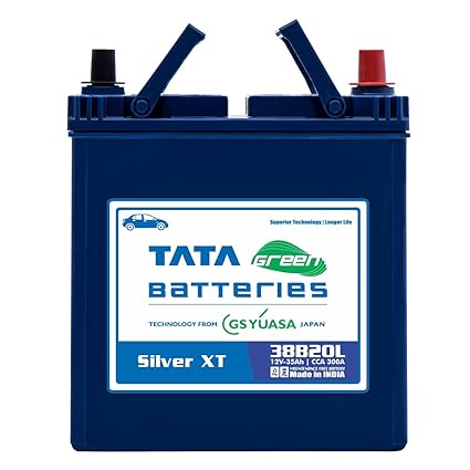 Tata Green Batteries Silver Xt 38bl 12v 35ah Car Battery Under Exchange Old Battery Amazon In Car Motorbike
