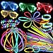 Glow Party Box | Light Up Toys Party Pack | 100 Glow Sticks with Multiple Connectors | 20 LED Finger Lights | 4 LED Stunner Flashing Shades | Brings Creative Fun in All Occasions and Parties