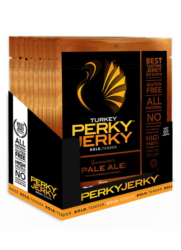 Perky Jerky Tasty Teriyaki Turkey Jerky (2.2 ounce bags