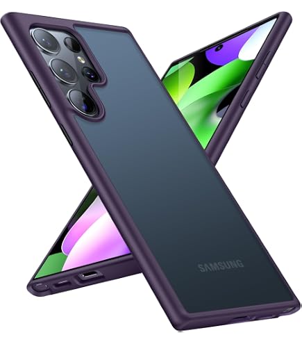 Galaxy S24 Ultra チタニウムバイオレット + TORRASケース Amazon.com: TORRAS Shockproof for Samsung Galaxy S24 Ultra Case