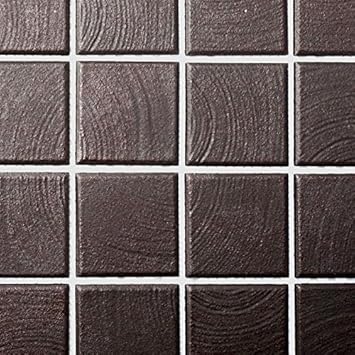 Mosaik Fliese Keramik Braun Struktur Fur Boden Wand Bad Wc Dusche Kuche Fliesenspiegel Thekenverkleidung Badewannenverkleidung Mosaikmatte Mosaikplatte Amazon De Baumarkt