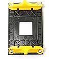 TT Racing for AMD CPU Fan Heatsink Mounting Bracket AM4,Socket Retention Mount for Hook-Type Air-Cooled or Partially Water-Cooled Radiators, Base for AM4 B350 X370 A320 X470 B1220 B240 (Yellow)