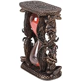 Pacific Giftware Satanic Idol The Horned God Satan Baphomet Sculpture Figurine Statue Hourglass Sandtimer