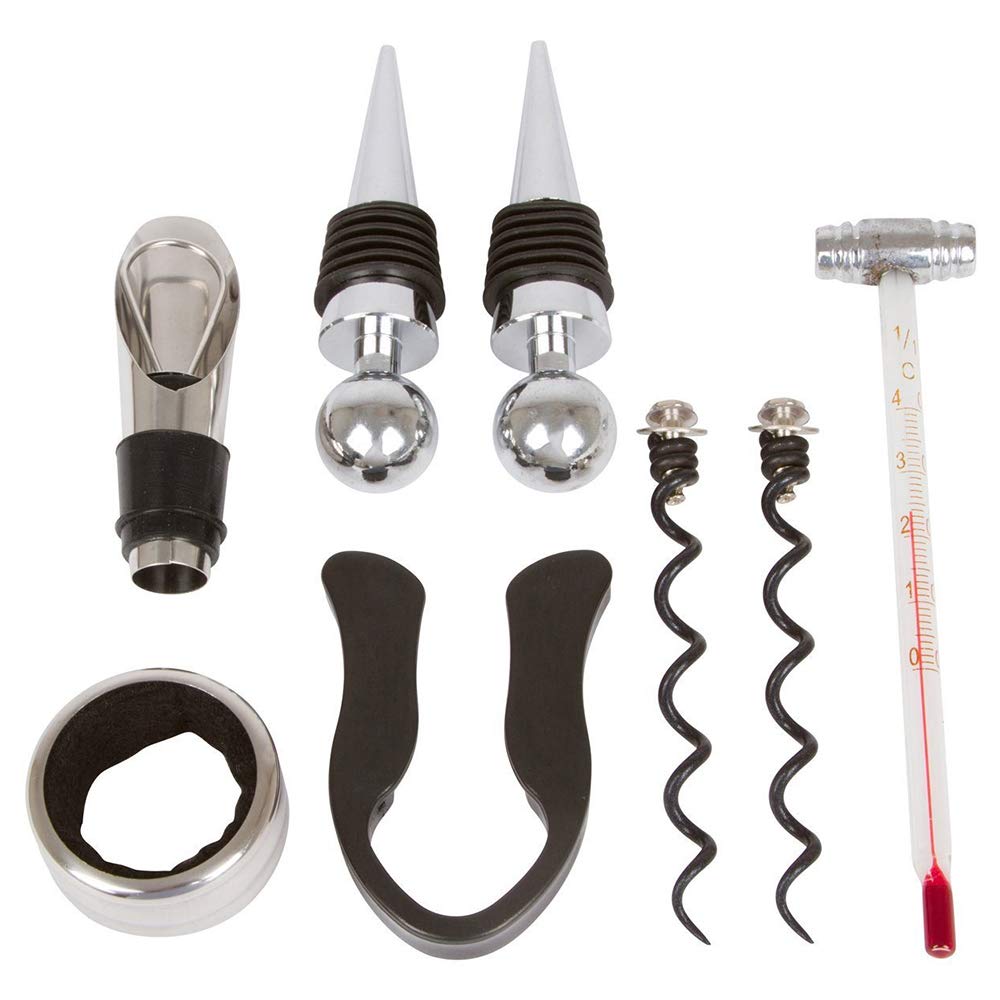 Vallex Rabbit Wine Opener Set Stopper,Wine guide and Drip Ring,Luxury