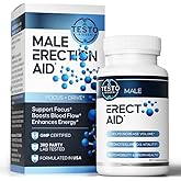 Male Enhancing Supplement – Fast Acting Pills for Men 3rd Party Lab Tested | Testosterone Booster, Maca Root, Epimedium,Tongkat Ali | 60 Capsules